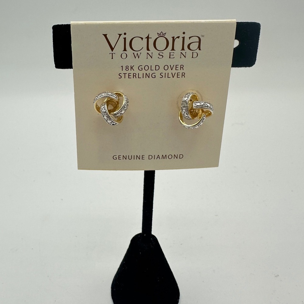 Victoria Townsend Love Knot Earrings Women OS Studs